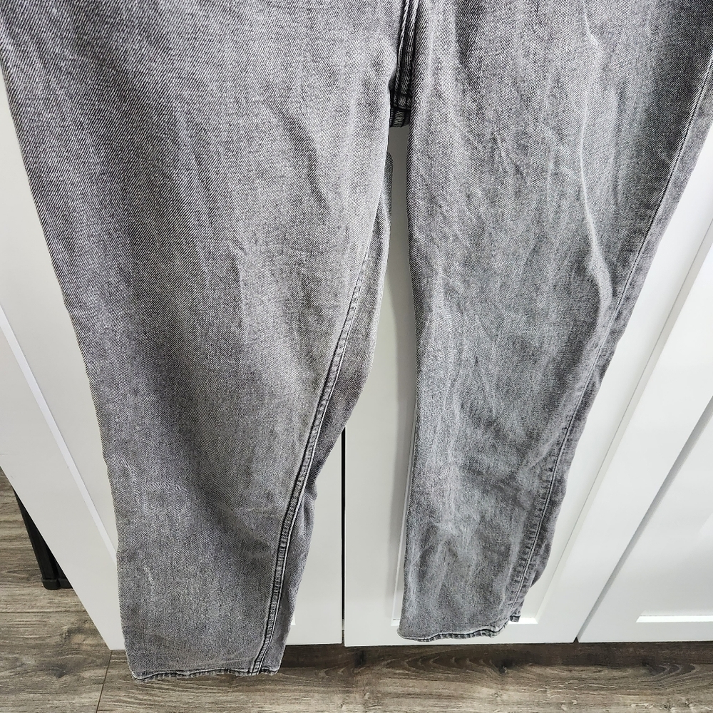 Abercrombie & Fitch The Ankle Straight Ultra High Rise Jeans Gray Wash Size 26 - Picture 5 of 9